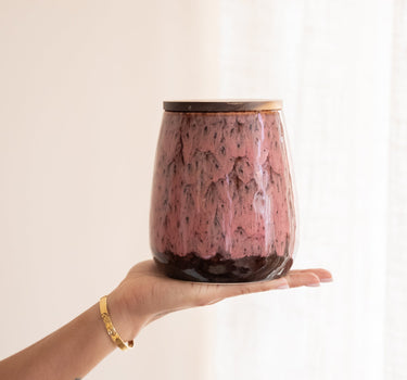 Bloomingville Storage Jar Rayen Pink - Things I Like Things I Love