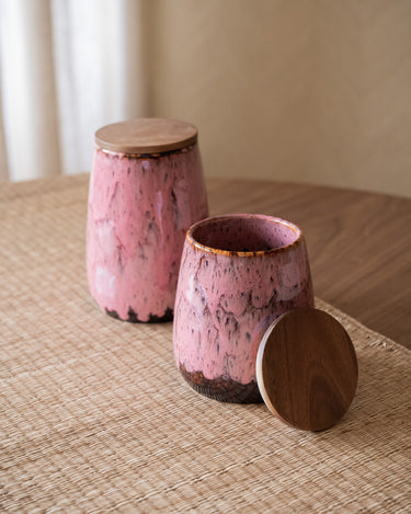 Bloomingville Storage Jar Rayen Pink - Things I Like Things I Love
