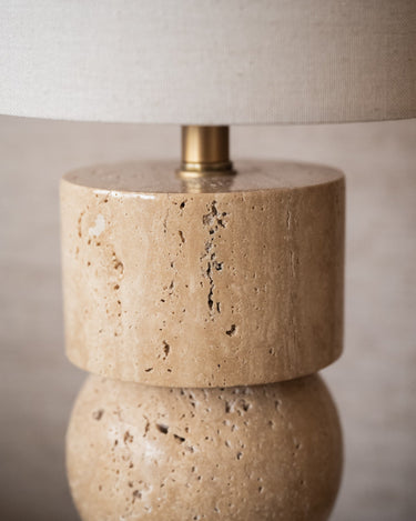 Bloomingville Table Lamp Marci Travertine - Things I Like Things I Love