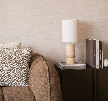 Bloomingville Table Lamp Marci Travertine - Things I Like Things I Love