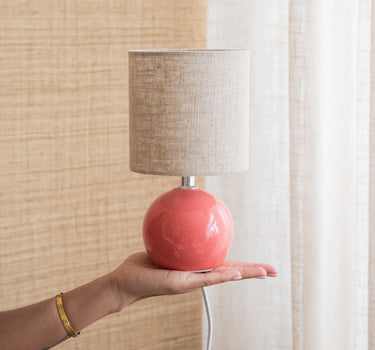 Bloomingville Table Lamp Valdis Pink - Things I Like Things I Love
