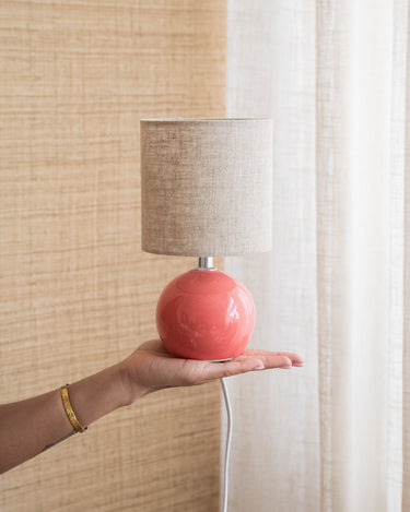 Bloomingville Table Lamp Valdis Pink - Things I Like Things I Love