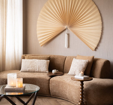 Bloomingville - X - Large Wall Fan Bamboo Beige - Things I Like Things I Love