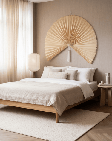 Bloomingville - X - Large Wall Fan Bamboo Beige - Things I Like Things I Love