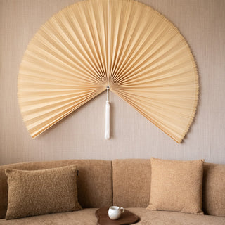 Bloomingville - X - Large Wall Fan Bamboo Beige - Things I Like Things I Love