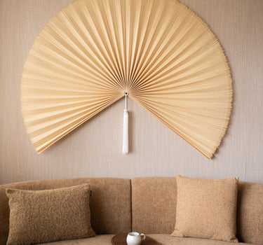 Bloomingville - X - Large Wall Fan Bamboo Beige - Things I Like Things I Love