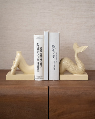 Boekensteun Zeemeermin Beige - Things I Like Things I Love