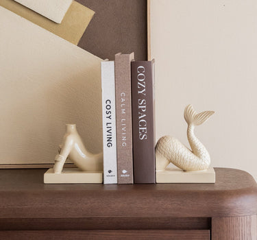 Boekensteun Zeemeermin Beige - Things I Like Things I Love