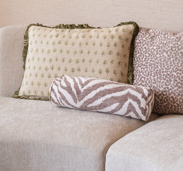 Bolster Cushion Rowan Taupe - Things I Like Things I Love