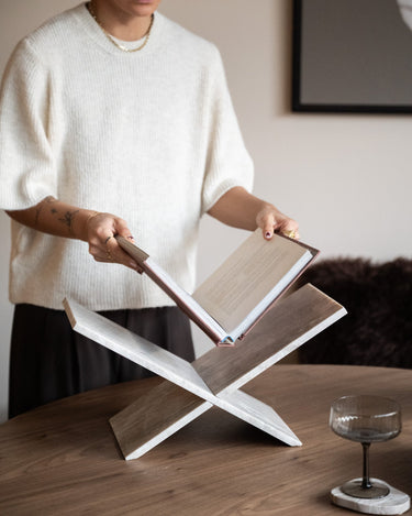 Book Stand Marble - Things I Like Things I Love