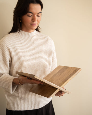 Book Stand Tonisi Natural Wood - Things I Like Things I Love