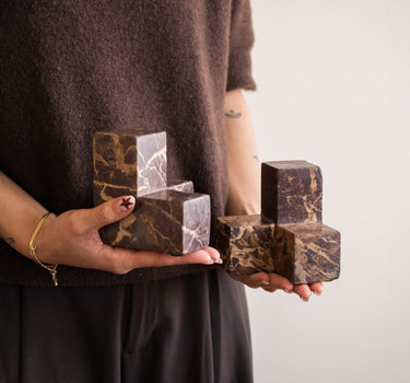 Bookend Marble Burgundy - Things I Like Things I Love