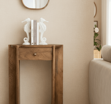 Bookend Seahorses White - Things I Like Things I Love