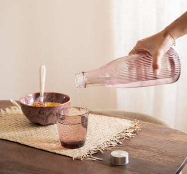 Bottle Atla Glass Pink - Things I Like Things I Love