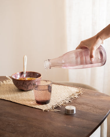 Bottle Atla Glass Pink - Things I Like Things I Love