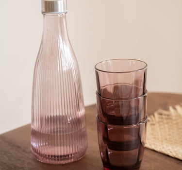 Bottle Atla Glass Pink - Things I Like Things I Love