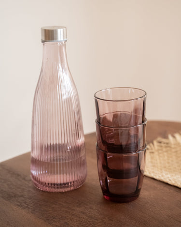 Bottle Atla Glass Pink - Things I Like Things I Love
