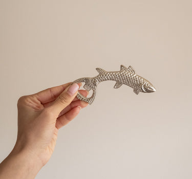 Bottle Opener Fish Silver - Things I Like Things I Love