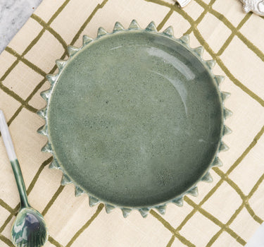 Bowl Ceramic Speckled Green - Things I Like Things I Love
