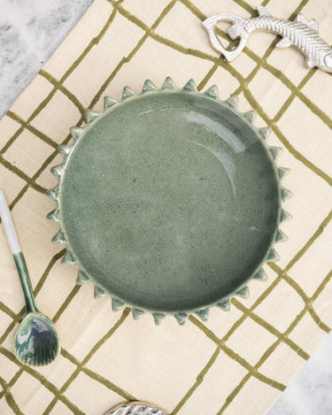 Bowl Ceramic Speckled Green - Things I Like Things I Love
