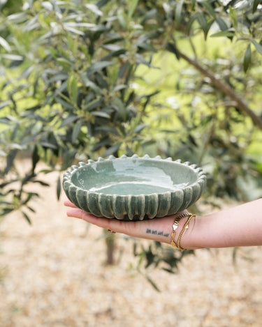 Bowl Ceramic Speckled Green - Things I Like Things I Love