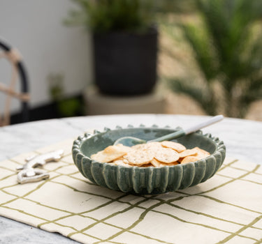 Bowl Ceramic Speckled Green - Things I Like Things I Love