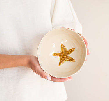 Bowl Starfish Ceramic - Things I Like Things I Love