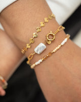 Armband Gold Hold On Pearl