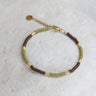Bracelet Lasso Gold Green - Things I Like Things I Love