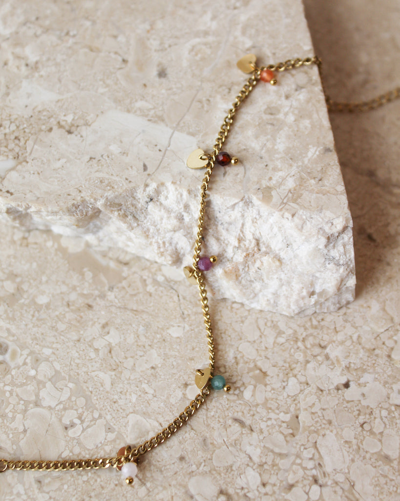 Bracelet Multi Beads Gold - Things I Like Things I Love