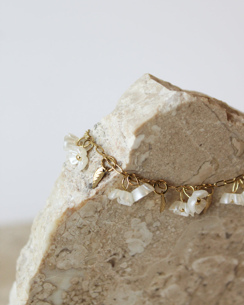 Bracelet Pearly Gold - Things I Like Things I Love