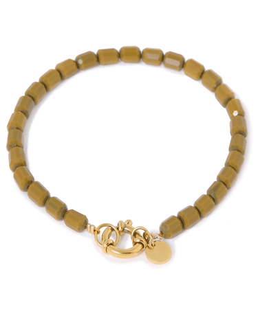 Bracelet Saloon Gold Green - Things I Like Things I Love