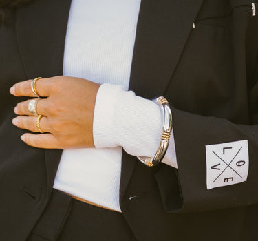 Bracelet Skylar Silver Gold - Things I Like Things I Love