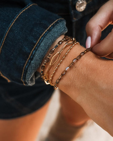 Bracelet Wobbly Gold - Things I Like Things I Love