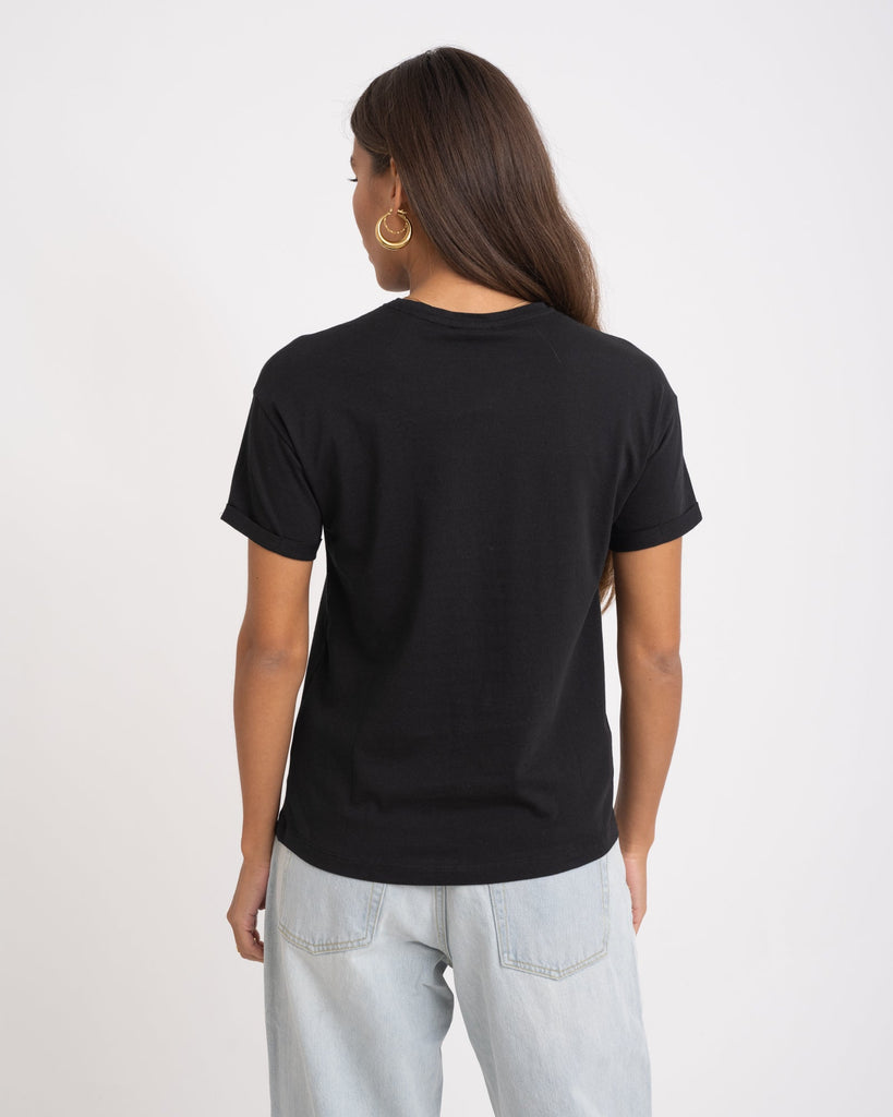Brandy T-Shirt Black Print Liberty - Things I Like Things I Love