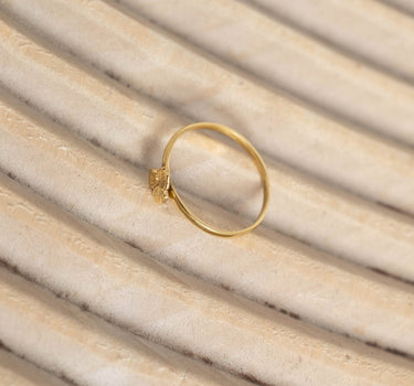 Brass Clover Ring Gold - Things I Like Things I Love