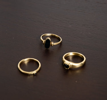 Brass Dark Green Resin Oval Gold - Things I Like Things I Love