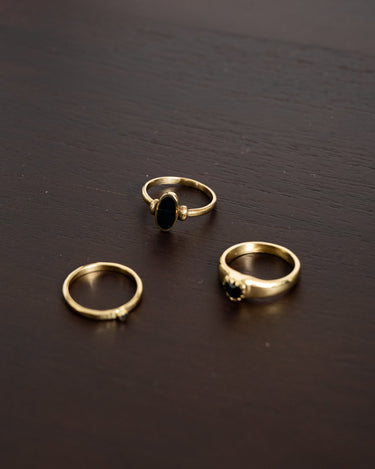 Brass Dark Green Resin Oval Gold - Things I Like Things I Love