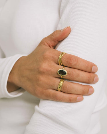 Brass Multi Ring Gold - Things I Like Things I Love