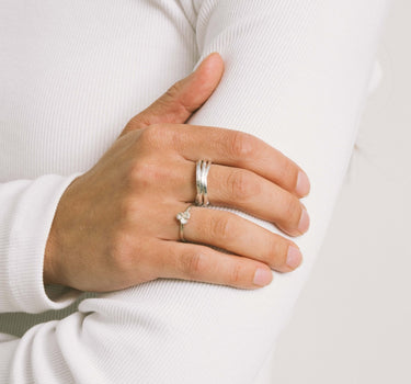 Brass Multi Ring Silver - Things I Like Things I Love