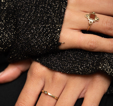 Brass Ring Melba Moonstone Gold - Things I Like Things I Love