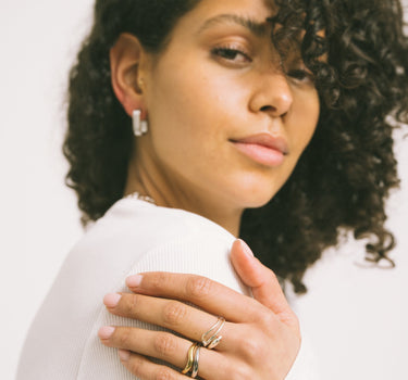 Brass Tiny Snake Ring With Red Resin Eye Silver - Things I Like Things I Love