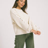 Brisa Crew Neck Knit Vanilla Ice - Things I Like Things I Love