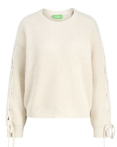 Brisa Crew Neck Knit Vanilla Ice - Things I Like Things I Love