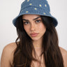 Bucket Hat Daisy Denim - Things I Like Things I Love