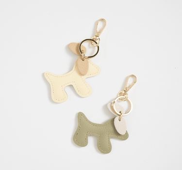 Bumpy Dog Bag Charm Green - Things I Like Things I Love
