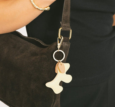 Bumpy Dog Bag Charm Yellow - Things I Like Things I Love