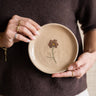 Cake Plate Flower Brown - Things I Like Things I Love