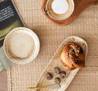 Cake Plate Mila Beige - Things I Like Things I Love