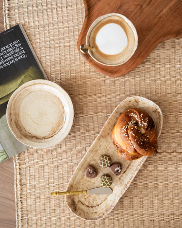 Cake Plate Mila Beige - Things I Like Things I Love